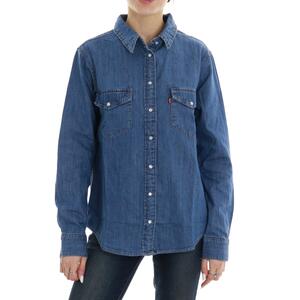 CAMICIA ICONIC WESTERN LEVI'S BLU